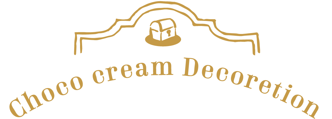 chocorate cream decoration