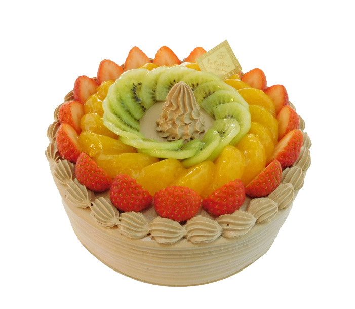 ３種フルーツ生チョコデコレーション