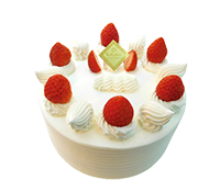 苺のデコレーション